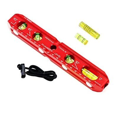 Image of Nerrad Tools NTPLVL1 Aluminium Boat Level with Strap, Red