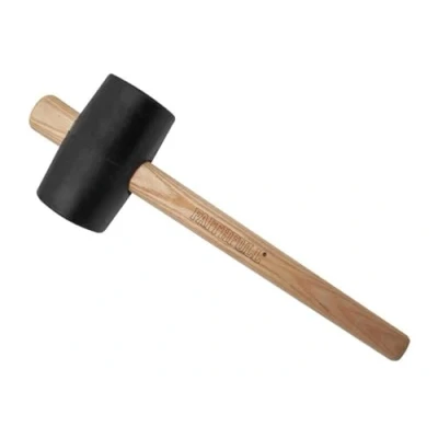Image of Faithfull FSC Black Rubber Mallet 16oz