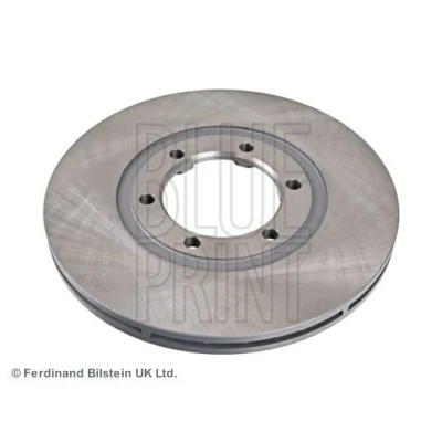 Image of 0KX4333251, oKX4333251 Brake disc BLUE PRINT ADM54317 Front Axle 256mm 20mm 6 Hole 108mm internally vented Coated MAZDA: E Series Van, B Pickup