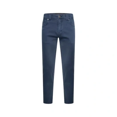 Image of KAM Stretch Jeans Regular Fit Zip Fly Belt Loops Pockets Casual Denim Mens Bens (UK, Waist, 32, Regular, Short, Smokey Blue)