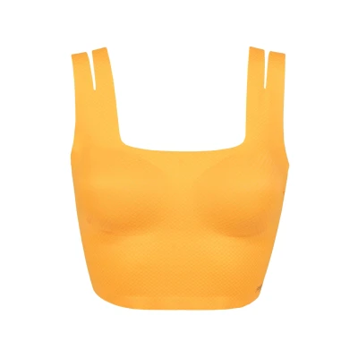 Image of Women&#039;s 1 Pack Sloggi Zero Feel Flow Top Burnt Apricot Extra Small