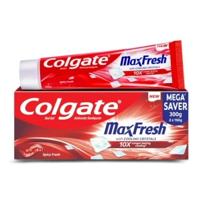 Image of Colgate Maxfresh Spicy Fresh Red Gel Toothpaste 300 g
