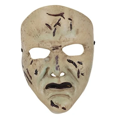 Image of Bristol Novelty BM522 Horror Face Mask PVC, Unisex Adult, Multi Colour, One Size