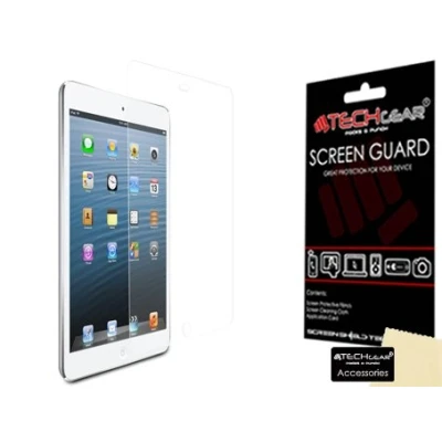 Image of TECHGEAR Apple iPad Mini/Mini 2 / Mini 3 Clear Lcd Screen Protectors With Cleaning Cloth &amp; App Card