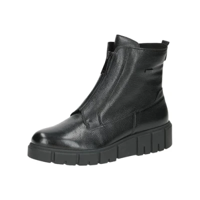 Image of CAPRICE Women&#039;s Flat Boot 9 25352 43 Mid Calf, Black (Black Nappa), UK