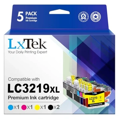 Image of LxTek Compatible for Brother LC3219XL LC3219 LC3217 Ink Cartridges MFC J5330DW J6930DW J5730DW J5335DW J6530DW J5930DW J6935DW (2 Black 1 Cyan Magenta Yellow)