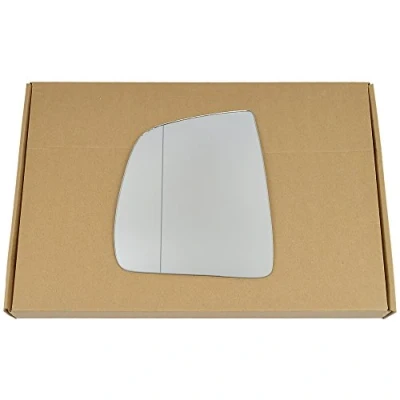 Image of Less4spares Wing Mirror Glass Left Compatible with Fiat Doblo mk2 2010 2020 STICK ON Passenger Near Side Blind Spot