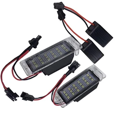Image of MuChangZi 2Pcs Car LED Number License Plate Lights 12V White SMD Bulb Kit for O/pel/Vauxhall Mokka Buick Encore 2012 16 C/hevrolet Equinox Impala Sonic SS