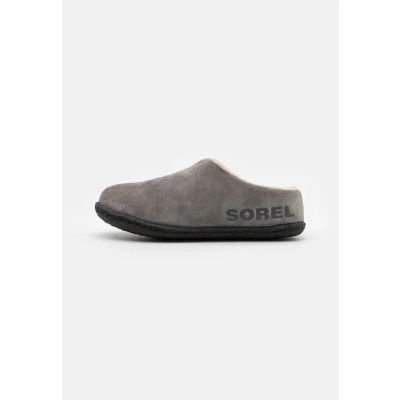 Image of Sorel Kids LANNER RIDGE II Unisex Slippers, Grey (Quarry) Youth, 3.5 UK