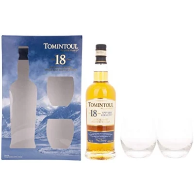 Image of Tomintoul 18 Year Old Gift Pack with 2x Glasses