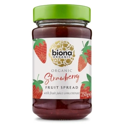 Image of Biona Organic Strawberry Fruit Spread, 250g