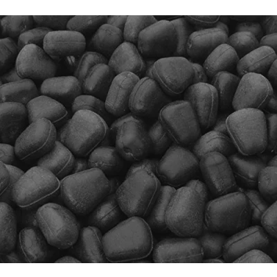 Image of Bank Tackle Pop Up Corn 7 Colours Imitation Carp Bait Fake Sweetcorn Fishing (Black, 50 Pack)