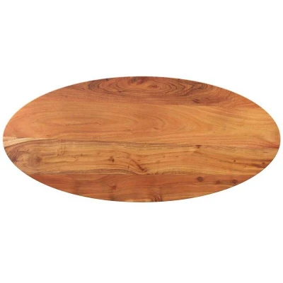 Image of vidaXL Table Top 80x40x3.8 cm Oval Solid Wood Acacia