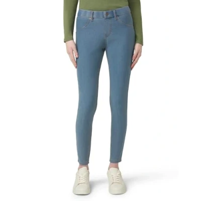 Image of HUE Women&#039;s Essential Denim 打底裤에센셜 데님 레깅스基本款牛仔內搭褲 Vaqueros Esenciales.ليجينجيز إسينشال دينمטייץ ג&#039;ינס חיוניessential Jeans Leggings, Stone Acid Wash, XS