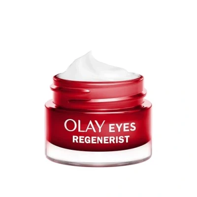 Image of Olay Regenerist Eye Cream, Anti Wrinkle + Active Firming Skincare Moisturiser with ageing Niacinamide and Peptides, Renews, Firms Hydrates, Fragrance Free, 15ml