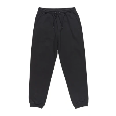 Image of Quiksilver Elastic Waist Pants Salt Water Jogger Men&#039;s Black XS