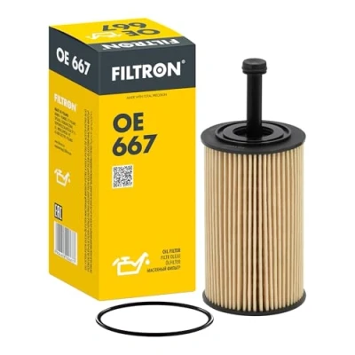 Image of 1109R6, 9463704780 Oil Filter FILTRON OE 667 Insert PEUGEOT: 206 Hatchback, 307 106 II Hatchback