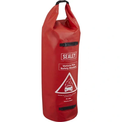 Image of Sealey Vehicle Fire Safety Blanket PU Coated 6 x 8m