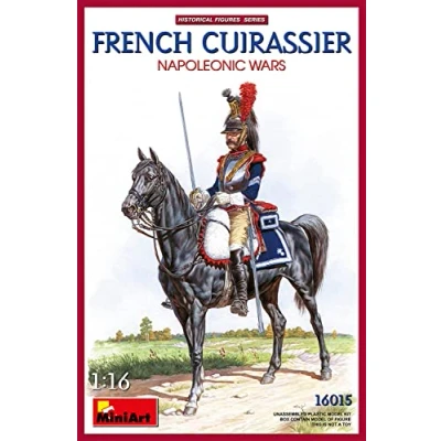 Image of Miniart 1:16 Scale French Cuirassier Napoleonic Wars Plastic Model Kit