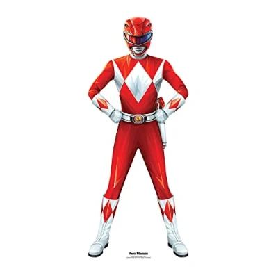 Image of Star Cutouts SC4339 Power Ranger Red Mini Small Cardboard Cutout