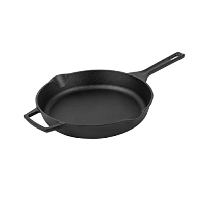 Image of Nadiya x Prestige Cast Iron Skillet, 25cm, Black