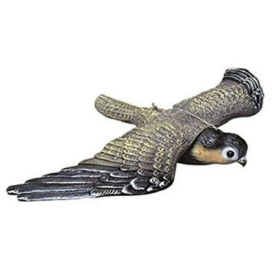 Image of 21&#039;&#039; Flying Falcon Garden Pest Control Deterrent Hawk Decoy Birds Cats Foxes