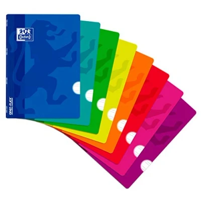 Image of Oxford Stapled A4 48h Openflex 40 Ruled Notebook (Assorted Colors)