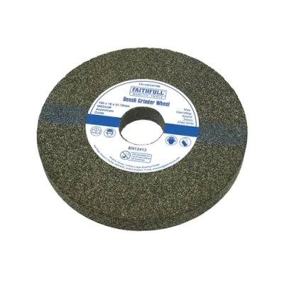 Image of Faithfull FAIGW15016M Bench Grinding Wheel Alox 150mm x 16mm Medium