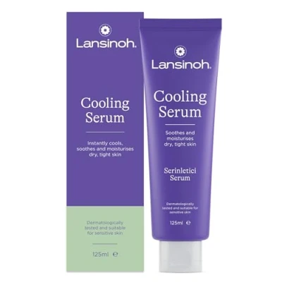 Image of Lansinoh Cooling Serum Instantly cool &amp; calm dry, tight Skin 125 ml Pregnancy Postpartum Dermatologically tested Suitable for Sensitive
