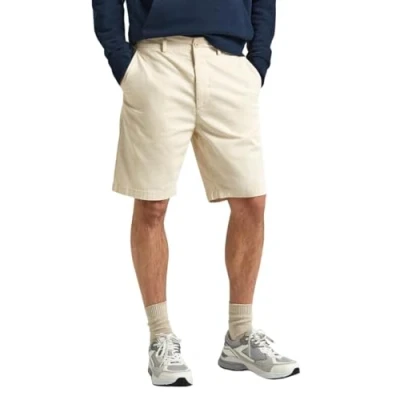 Image of Pepe Jeans Men&#039;s Regular Chino Short, Brown (Light Beige), 29W