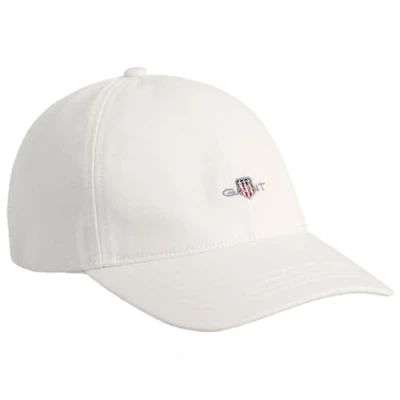 Image of GANT Unisex Cotton Twill Cap, White, L/XL