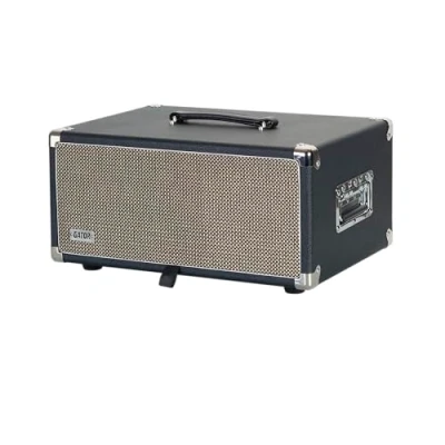 Image of Gator Cases Retro Series Vintage Amp Rack Case; 4U Black (GR RETRORACK 4BK)