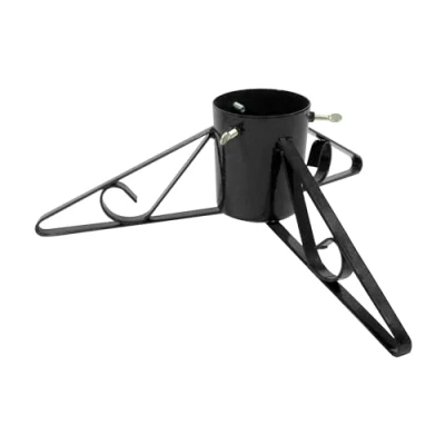 Image of Garden Pride Sussex Scrolled Christmas Tree Stand (Black, 4.5 inch)