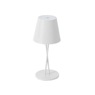 Image of Lindby LED rechargeable table lamp Janea TWIN, white, metal