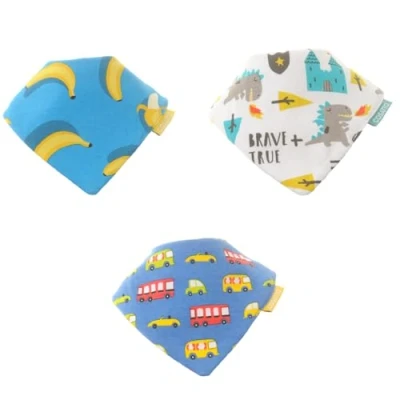 Image of Cosatto Waterproof Dribble Bib Newborn Essentials Baby Shower Gifts Machine Washable New Mum 0 to 3 years Bananas/Days Out/Dragon Kingdom