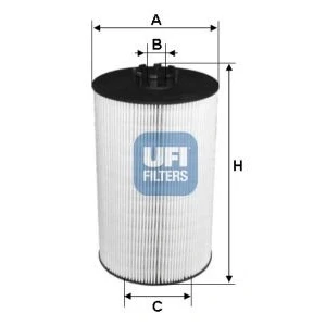 Image of 1640500Q0B, 1640500QAB Fuel Filter UFI 26.694.00 Insert RENAULT: MASTER 3 Kasten, 3, TRAFIC 2 VAUXHALL: Movano Mk2, Vivaro Van