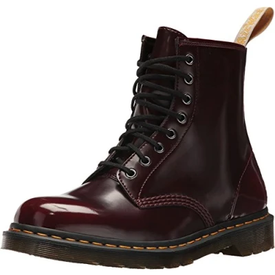 Image of Dr. Martens Winchester II BOOT 1460 Vegan Laceup ankle boots, Size: 13, Cherry High quality imitation leather