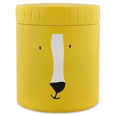 Image of Trixie Insulated Food Jar Mr. Lion 350ml Leak Proof &amp; Portable Keeps Hot or Cold Stainless Steel Kids&#039; Lunch Container