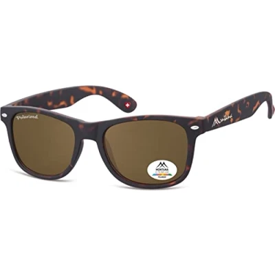 Image of Full Rim Square Black Montana Collection By SBG BOXMP1 XL Polarized 54 Fashion Unisex Sunglasses