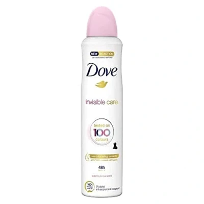 Image of Dove Invisible Care Floral Touch with ¼ moisturising cream Anti perspirant Aerosol deodorant that leaves no white marks 250 ml