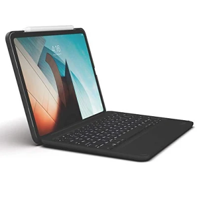 Image of ZAGG Folio Keyboard Backlit Tablet and Case Made for iPad Pro 11&quot;&quot; (2018) 10.9&quot;&quot; (2020) Black (103002357)