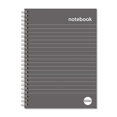 Image of RHINO A5 Hardback Notebook Wirebound 160 Pages 8mm Lined