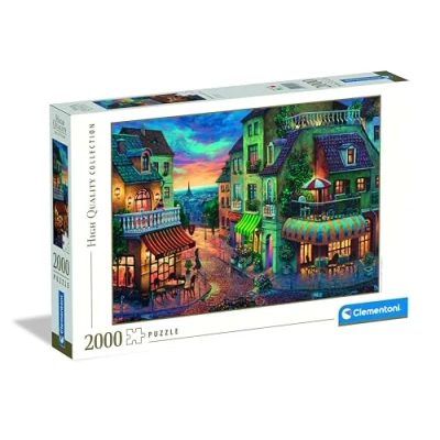 Image of Clementoni Jigsaw Puzzle Collection Wandering Around Paris 2000 Pieces Compact Box, For Adults 14 99 Years, Gift Men/Women, Paris, Made In Italy, 32085