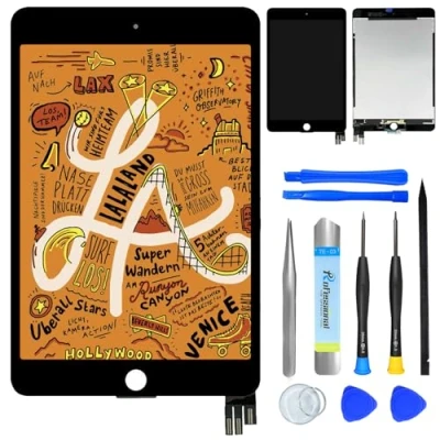 Image of NB+ Touch Screen LCD iPad Mini 5 Replacement For Apple 2019 7.9&quot; 5th Generation Display Unit Digitizer Front Glass Panel with Tools (Black)