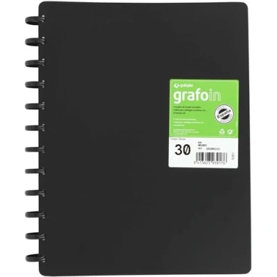 Image of Grafoplás Folder A4 Polypropylene,Black