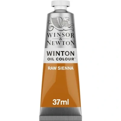 Image of Winsor &amp; Newton Winton Oil Colour Tube, 37 ml Raw Sienna,1414552