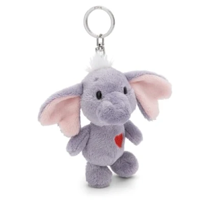 Image of NICI Keyholder Love elephant dark grey 10cm
