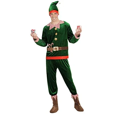 Image of Widmann Adults Elf Costume Santas Helper