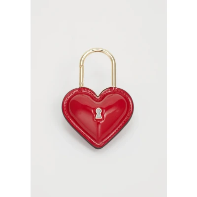 Image of kate spade new york KEY TO MY Heart Patent BAG Charm Keyring, Women&#039;s, Size: One Size, Cherry rouge