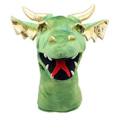 Image of The Puppet Company Large Dragon Heads (Green),33cm